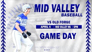 Baseball  Mid Valley vs Old Forge [upl. by Lauretta]