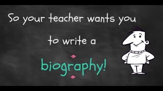 Writing a Biography Text [upl. by Mcclelland]