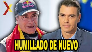 Carlos Sainz RECHAZA VISITAR a Pedro Sánchez tras su triunfo en el Dakar [upl. by Hakon]