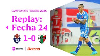 TNT Sports Replay  Universidad de Chile 1 0 Palestino  Fecha 24 [upl. by O'Meara]