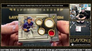 2023 Topps Museum Collection Baseball Hobby 6 Box Half Case Break 31 PICK YOUR TEAM [upl. by O'Shee168]