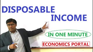 Disposable Personal Income  Personal Tax  Direct Tax  Economics Portal [upl. by Anyale]