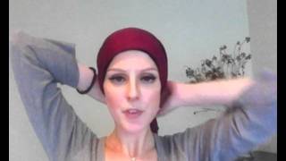 The easiest way to tie a headscarf  without knots [upl. by Morentz]