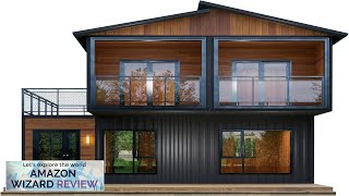 Barn Homes Double Story Flat Pack House with Bathroom and Kitchen Foldable Review [upl. by Alida232]