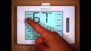 Braeburn Touchscreen Thermostat  Features amp Functions [upl. by Gentry467]