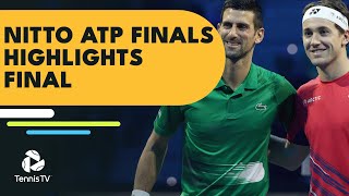 Djokovic Takes On Ruud For The Title  Nitto ATP Finals 2022 Final Highlights [upl. by Jabin]