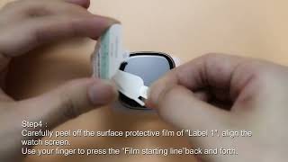 Installation video for Fitbit Versa Screen protector [upl. by Erleena]