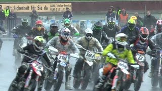 SUPERMOTO DM HARSEWINKEL 2016  BIKE RACING GERMANY 2016  RENNEN 2 [upl. by Erick294]