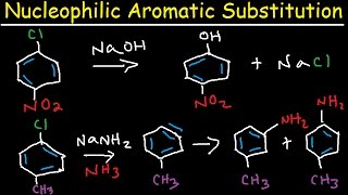 Nucleophilic Aromatic Substitution Reaction Mechanism  Meisenheimer Complex amp Benzyne Intermediate [upl. by Notfa]