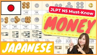 【JLPTN5】How To Count MONEY yen￥円） Japanese vocabulary  Learn Japanese for beginners [upl. by Nospmis]