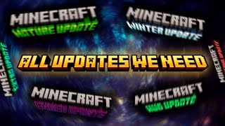 All Updates We Need in Minecraft Part 2 [upl. by Ellennahs]