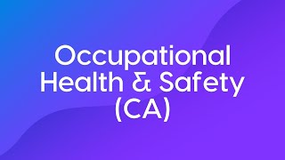 Occupational Health and Safety Course Trailer Canada [upl. by Durand]