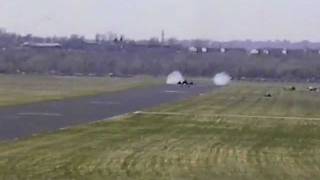 SR71 landing at AF Museum Dayton OH2wmv [upl. by Aggappera]