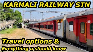 Goa Latest Vlog  Karmali Railway Station  Travel options from Karmali Railway Station  Goa Vlog [upl. by Vaden]