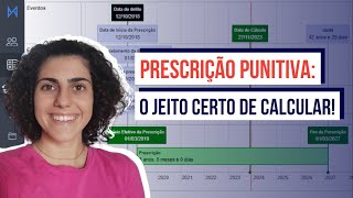 Prescrição Punitiva Faça o cálculo certo e resolva a vida do seu cliente [upl. by Bocock]