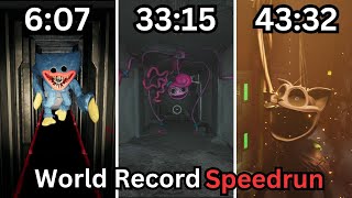 Poppy Playtime Chapter 123World Record SpeedrunGlitchless [upl. by Ynoyrb225]