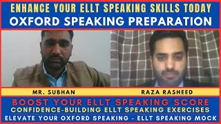 Oxford Speaking Mock Test  Speaking Module of ELLT Mock Test  OIETC Speaking Mock Test  OIETC [upl. by Oluap]