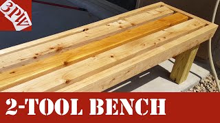 Two Power Tool Backyard Bench [upl. by Honorine4]