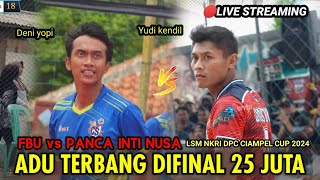 LIVE FINAL 25 JT Adu terbang Yudi kendil ft ojoy bening vs Deni Yopi dera aank bargun derbi [upl. by Lamont]