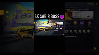 SK SABIR BOSS FREE FIRE TIKTOK VIDEOSK SABIR Bhai songshots [upl. by Marlin]