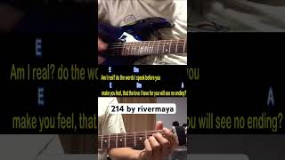 214 by Rivermaya Guitar tutorial easy chords with lyrics PART 1of 5 guitartutorial guitarlessons [upl. by Karlin]