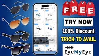 How to get free Eyeglasses amp stylish Sunglasses with 100 cashback  EyeMyEye [upl. by Akered]