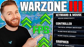 BEST SETTINGS FOR WARZONE We Tested Everything WarzoneMW3 Graphics Controller Mouse amp Key [upl. by Laersi341]