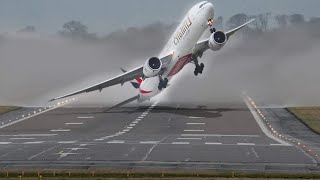 15 DANGEROUS Plane Takeoffs and Landings [upl. by Siuluj]