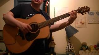 Christy Moore quotDelirium Tremensquot 1985 acoustic guitar cover [upl. by Carena658]