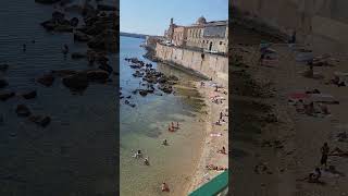 Ортиджия Ионическое море part 1 😅 🌊🛥️🌺🚞🥀🌿🌳 Sirakuza Secilia Italy [upl. by Arreip]