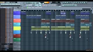 Clean Bandit  Rather Be Instrumental cover FL Studio 11 [upl. by Hyozo]