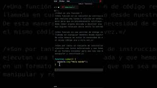 Cómo llamar  invocar una función en JavaScript javascript funcion frontend desarrolloweb [upl. by Ttirb868]