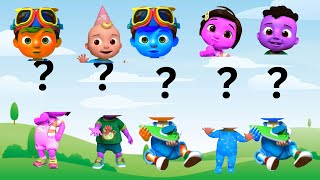 Mom Dad  Lets go have fun finding characters Bebefinn Joãzinho Cocomelon Kids Song [upl. by Croner]