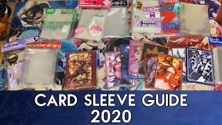 Card Sleeve Guide 2020 DoubleTriple Sleeving for Character and Waifu Sleeves [upl. by Amitaf]