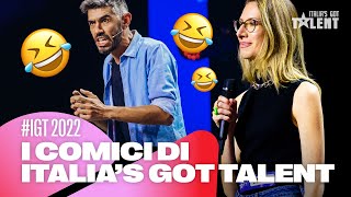 Prova a non ridere 😂 I COMICI di Italias Got Talent [upl. by Eilis]