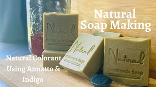 NATURAL GREEN COLORANT USING INDIGO POWDER AND OIL INFUSED ANNATTO [upl. by Nnylyt510]