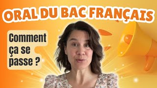 ORAL DU BAC FRANÇAIS 2025  Comment ça se passe  💡 [upl. by Celestyna]