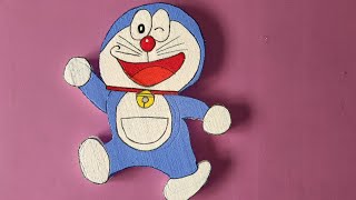 How to make Doraemon using thermocol sheetthermocol sheet se Doraemon kaise banaye [upl. by Daile737]