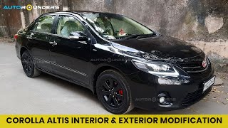 Corolla Altis Interior amp Exterior Modification  Autorounders [upl. by Daughtry]