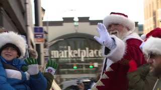 Santa Parade returns to Scranton [upl. by Hsiekal]