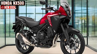 2024 HONDA NX500 Latest Comes With Attractive Design As The Successor To CB500X [upl. by Collum]