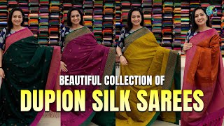 Experience The Luxurious Texture Of Dupion Silk Sarees [upl. by Noxid944]