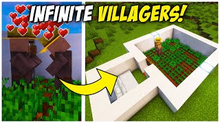 Simple Villager Breeder Tutorial  Minecraft Java 1206 [upl. by Marelya]