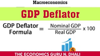 GDP Deflator l Macroeconomics [upl. by Bogart]