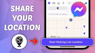 How to Share Your Location on Messenger [upl. by Joly588]