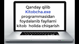 Qanday qilib kitob holida chiqarish [upl. by Ssej]