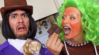 WILLY WONKA DISCOVERS CHOCOLATE [upl. by Thom922]