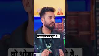 वो थोडा ज्यादा दुःखी है😱😓shorts viralvideo podcast [upl. by Tapes816]