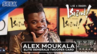 Like a Dragon Ishin  Alex Moukala Special Guest Trooper Card [upl. by Liuka222]