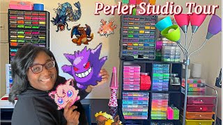 My Life as a Small Business Owner  Perler Wall and Studio Tour [upl. by Acinot]